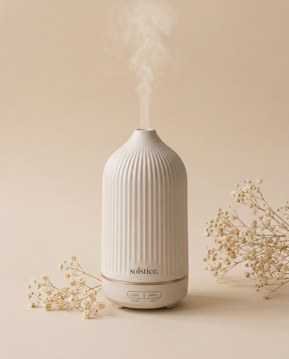 Diffuseur crème avec brume