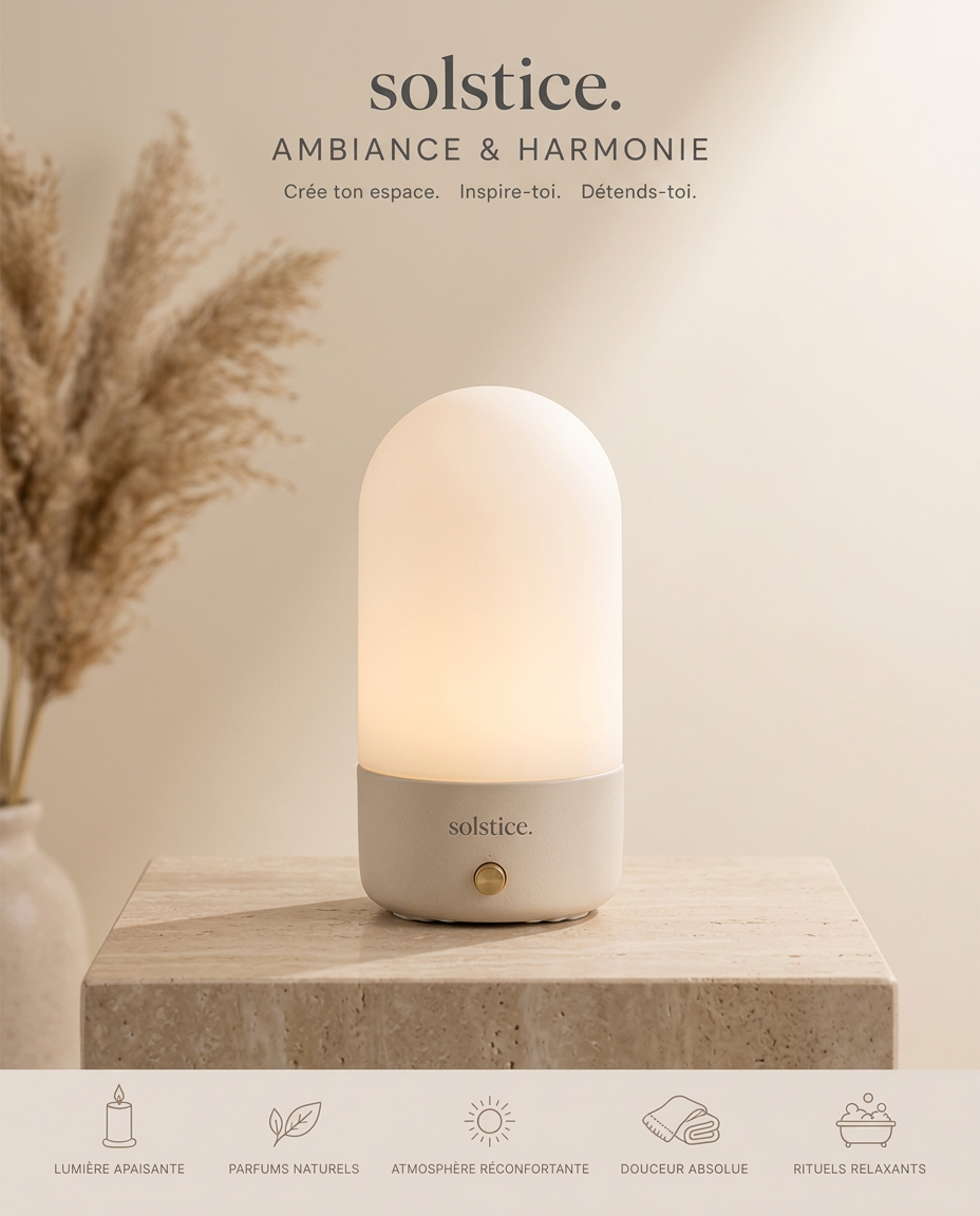 Lampe d'ambiance en céramique